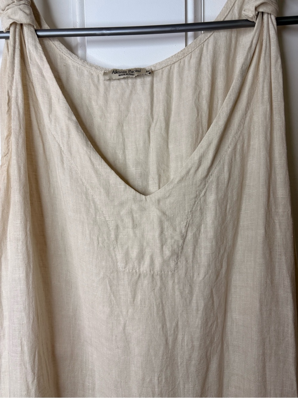 Alessia Pacini Beige Linen dress - Picture 11 of 15